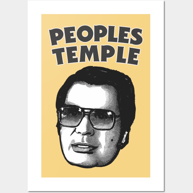 Jim Jones / Peoples Temple Original Design Wall Art by DankFutura